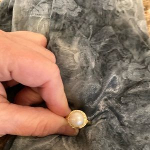 2 FOR $8      Ring - Costume jewelry-simulated pearl ring.